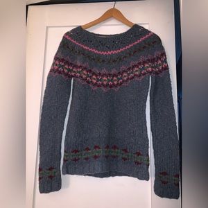 Turquoise sweater